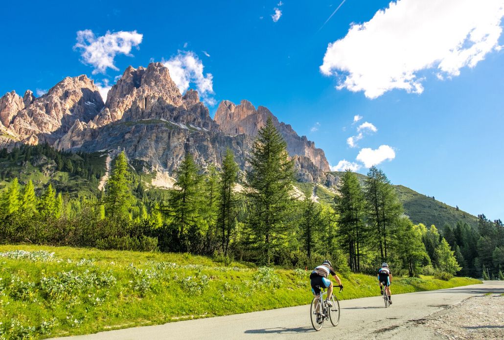 Bergpanorama in den Dolomiten