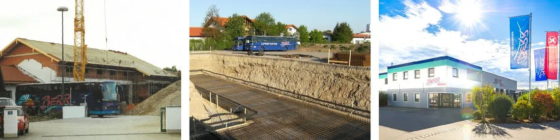 Bau der Firmenzentrale von BERR Reisen in Bruckmühl