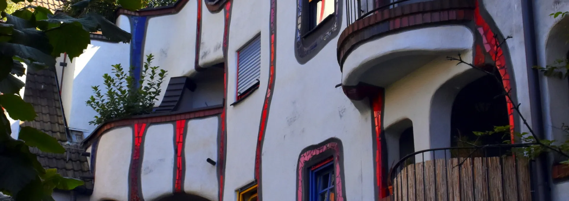 Esslinger Herbst und Hundertwasser Haus in Plochingen