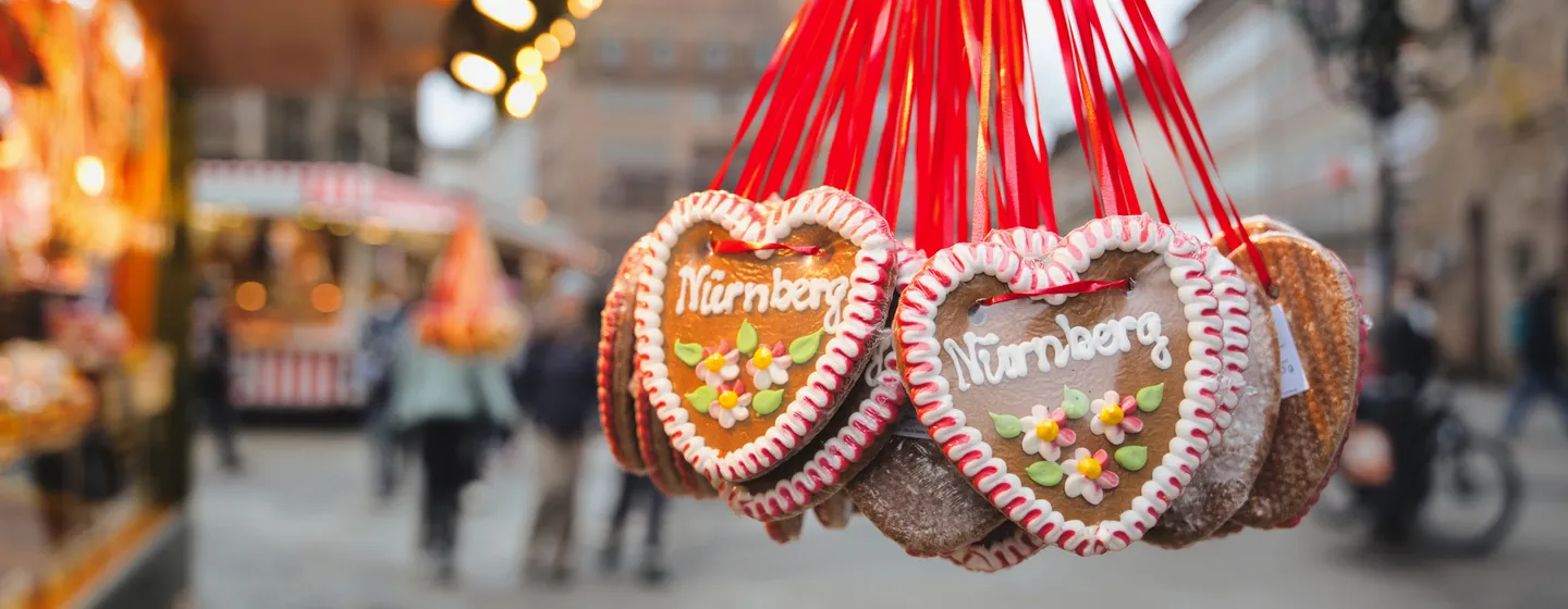 Lebkuchen Schmidt und Nürnberger Weihnachtsmarkt